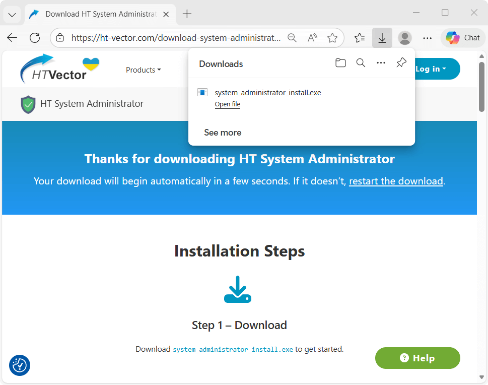 Download HT System Administrator