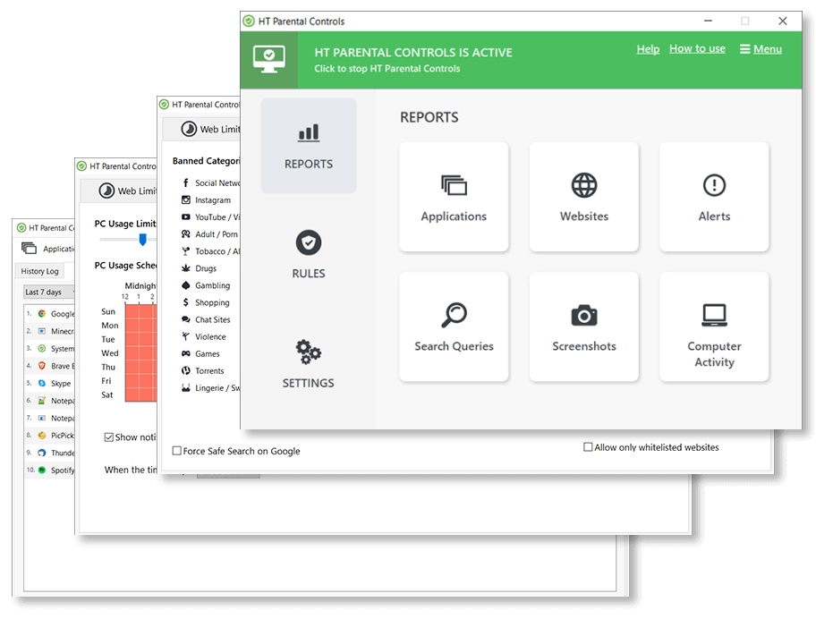 utorrent hidetools parental control